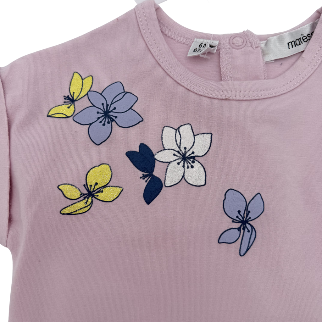 T-shirt imprimé fleurs - 6 mois