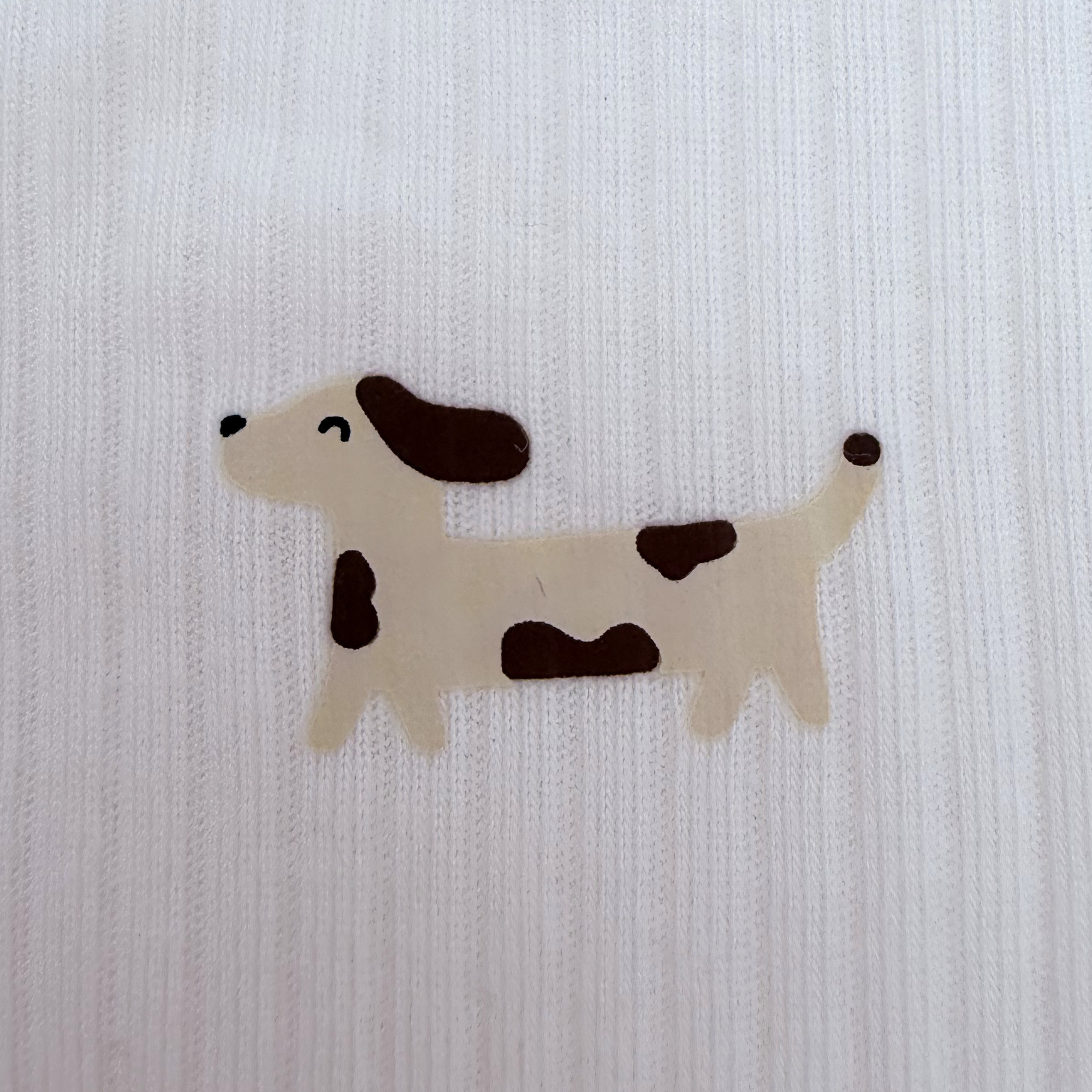 Body côtelé chien — 6 mois