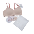 Soutien-gorge d'allaitement sans armatures beige - L