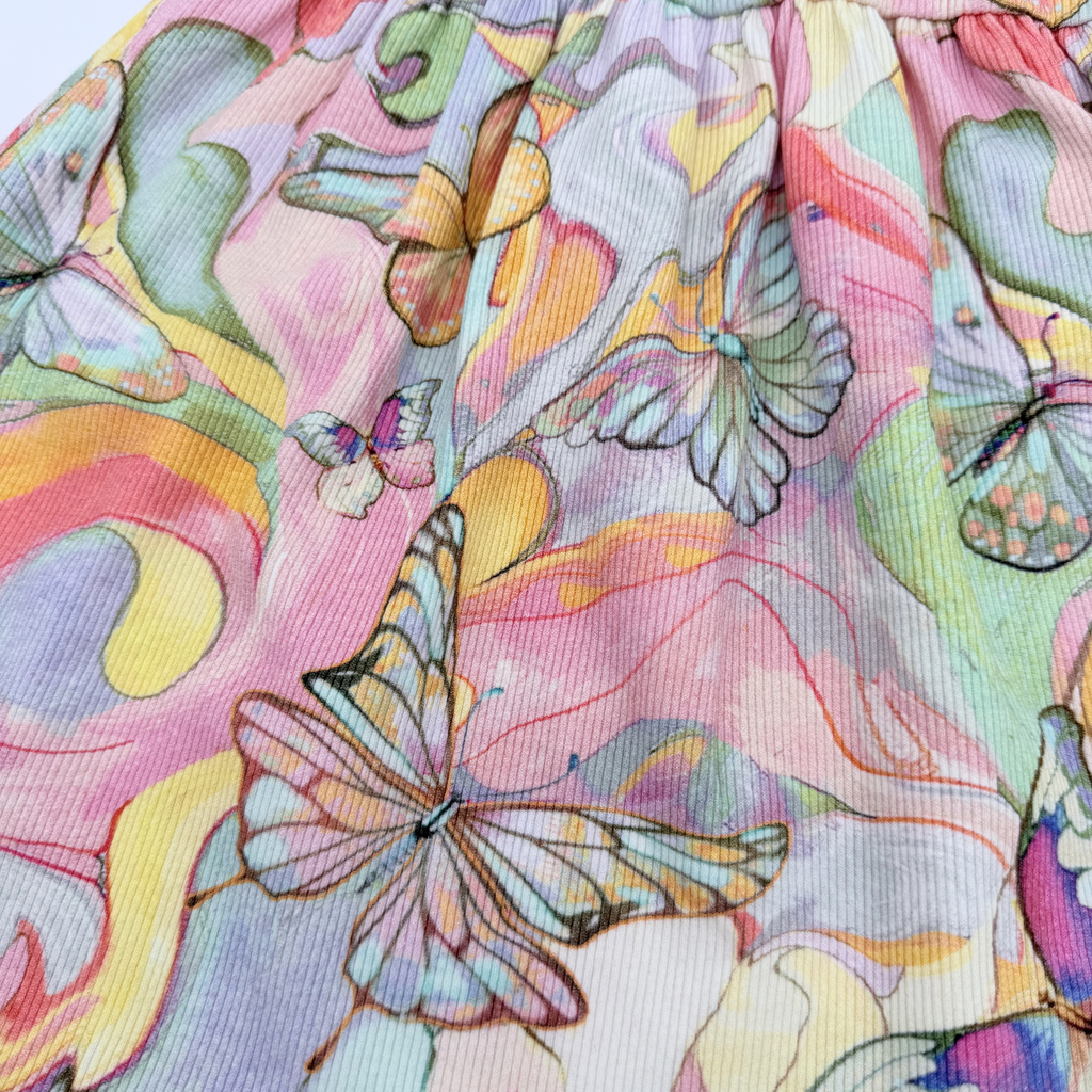 Robe imprimé papillons — 9-12 mois