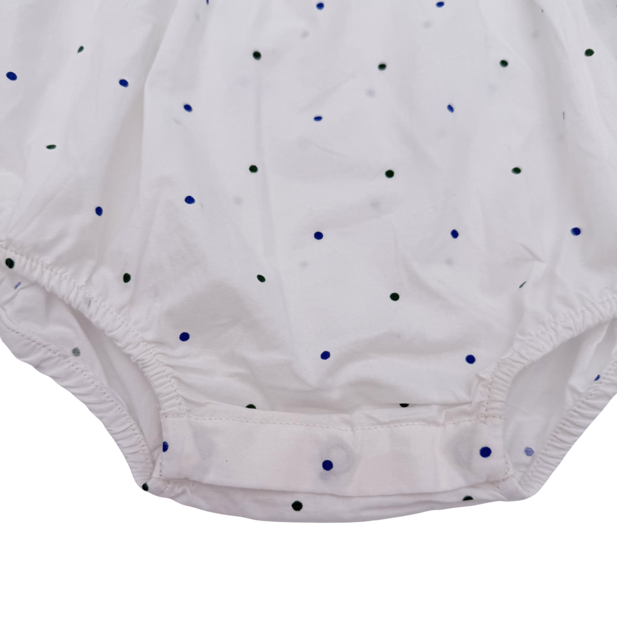 Barboteuse bébé à pois — 12 mois