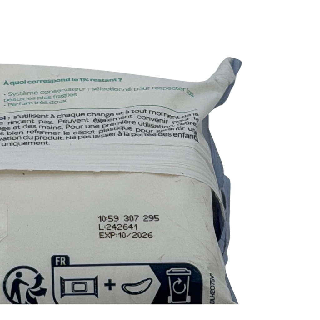 Lot de 3 paquets de 75 lingettes