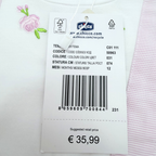 Barboteuse rose à nœuds — 12 mois