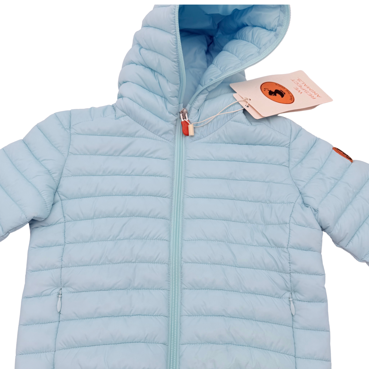 Doudoune légère enfant bleu ciel à capuche - 2 ans