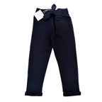 Pantalon bleu marine à pois brillants — 5 ans