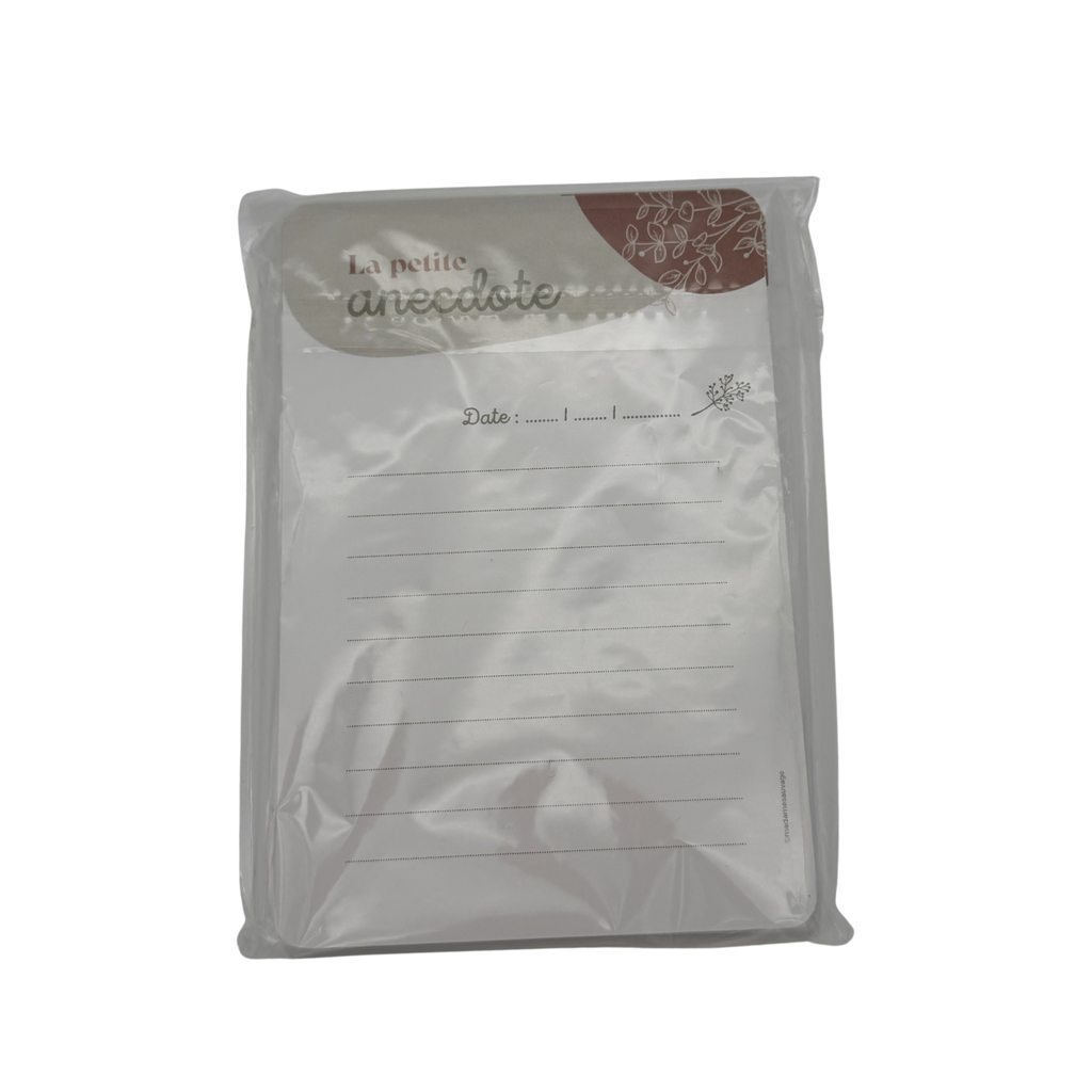 Cartes étapes bébé terracotta — lot de 16 cartes