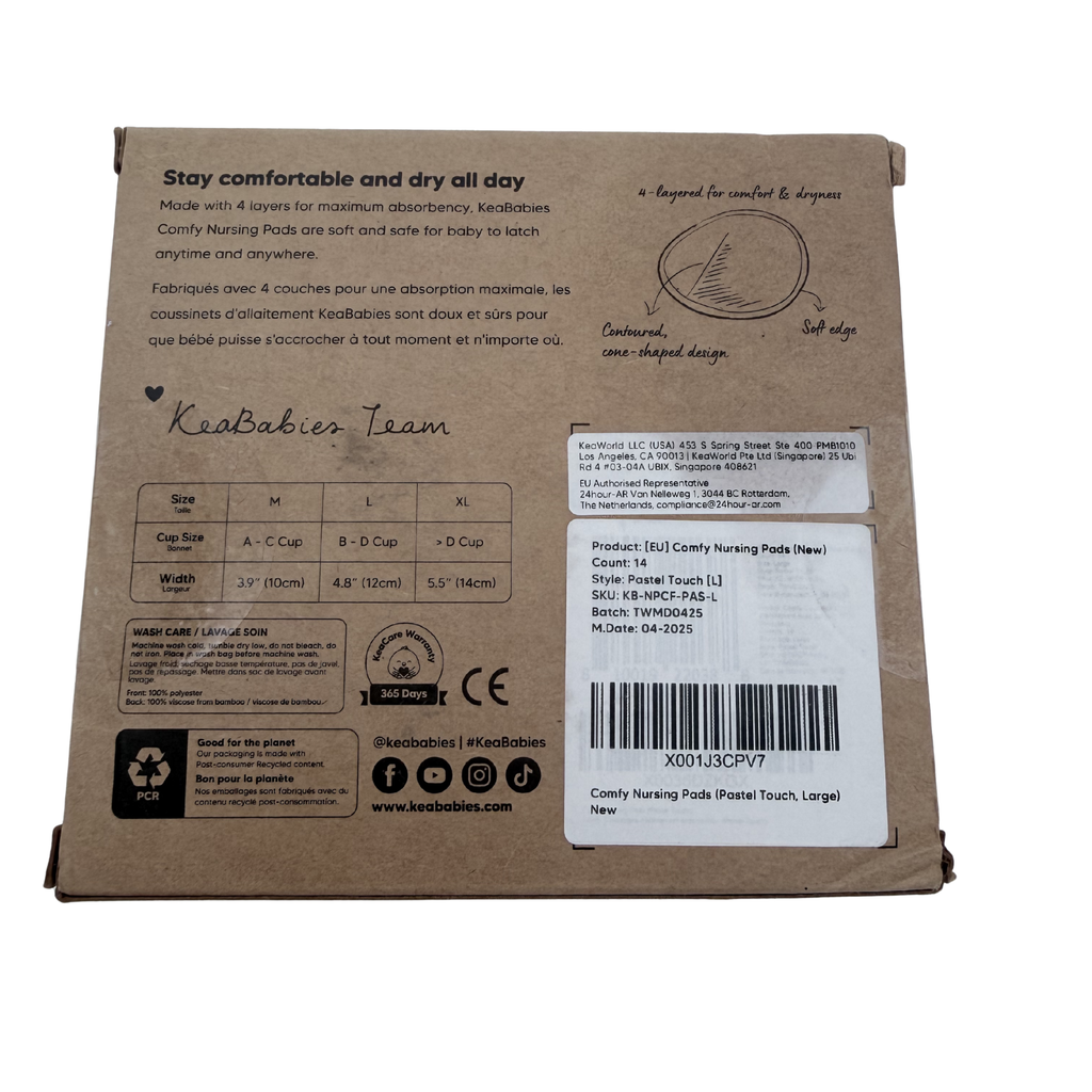 Coussinets d’allaitement lavables — Taille L