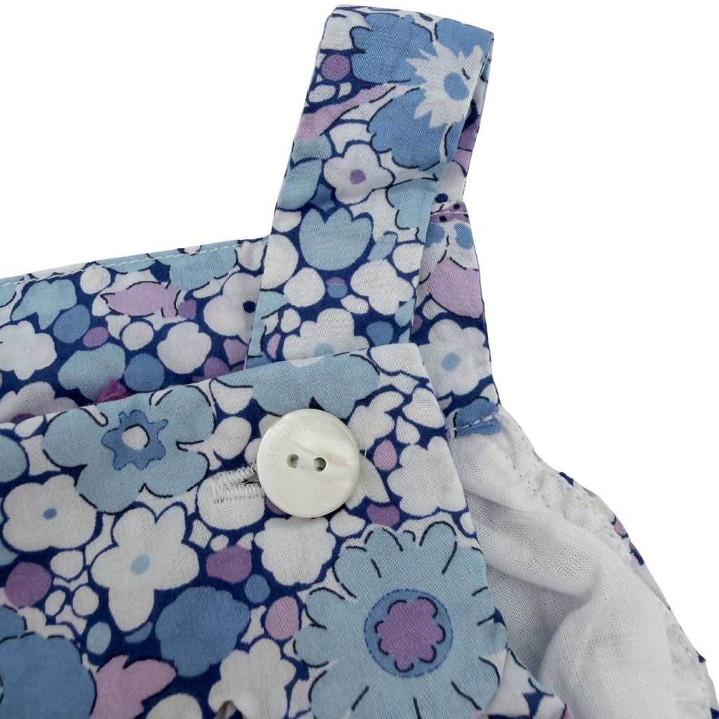 Barboteuse liberty bleue — 12 mois