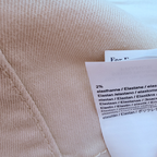 Robe salopette beige fleurie — 12 mois