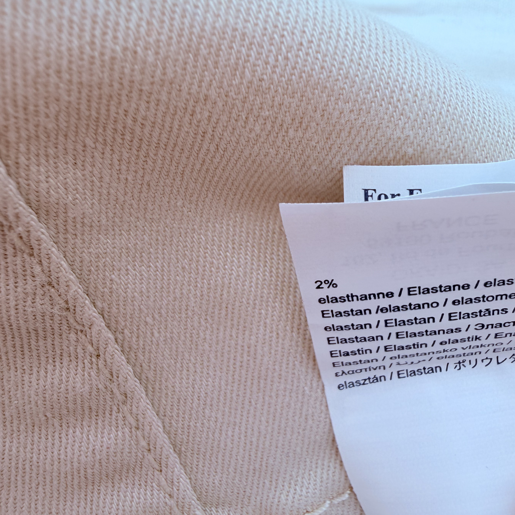 Robe salopette beige fleurie — 12 mois