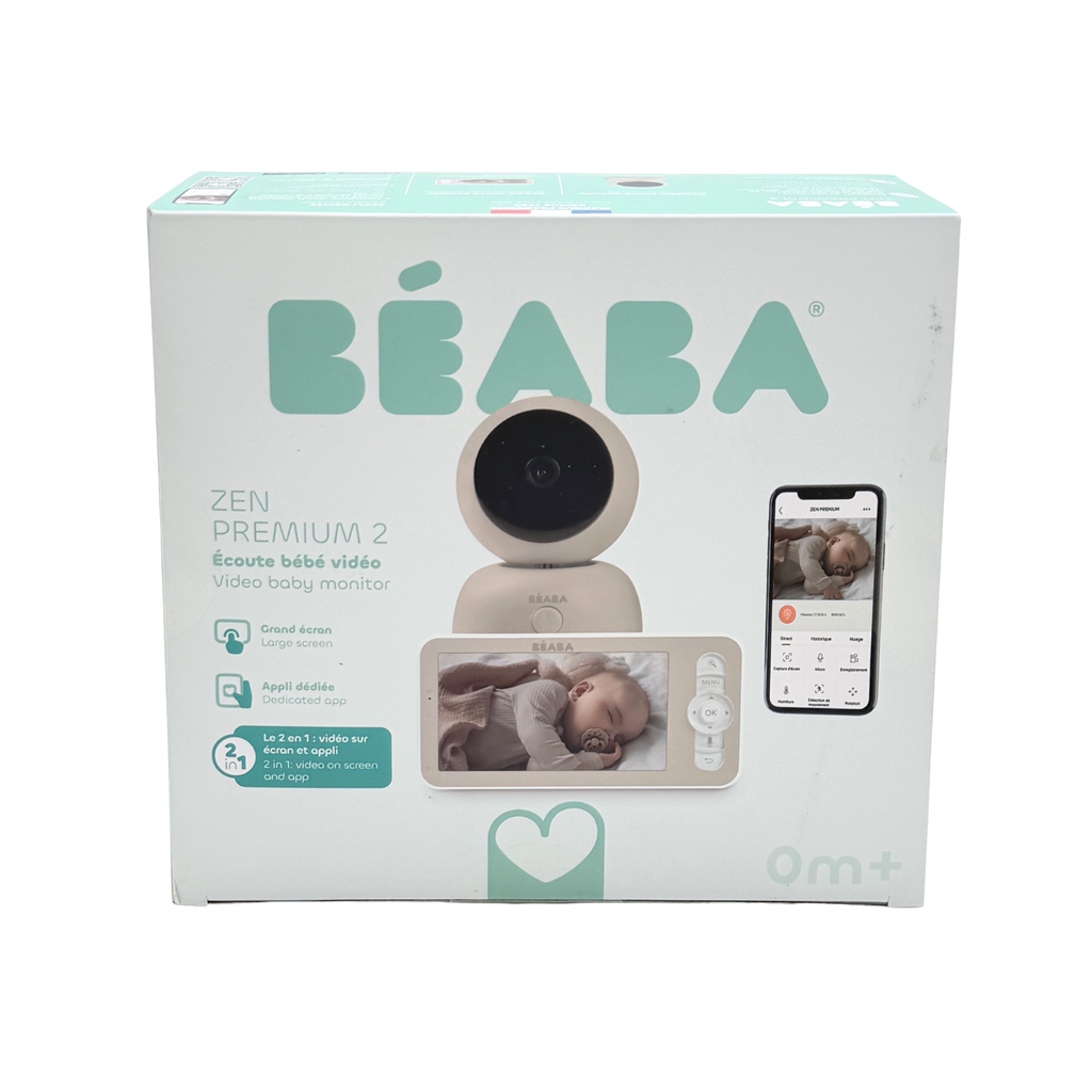 Babyphone vidéo Zen Premium 2 — Caméra 360° Full HD avec écran et application
