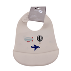 Lot de 2 bavoirs en silicone