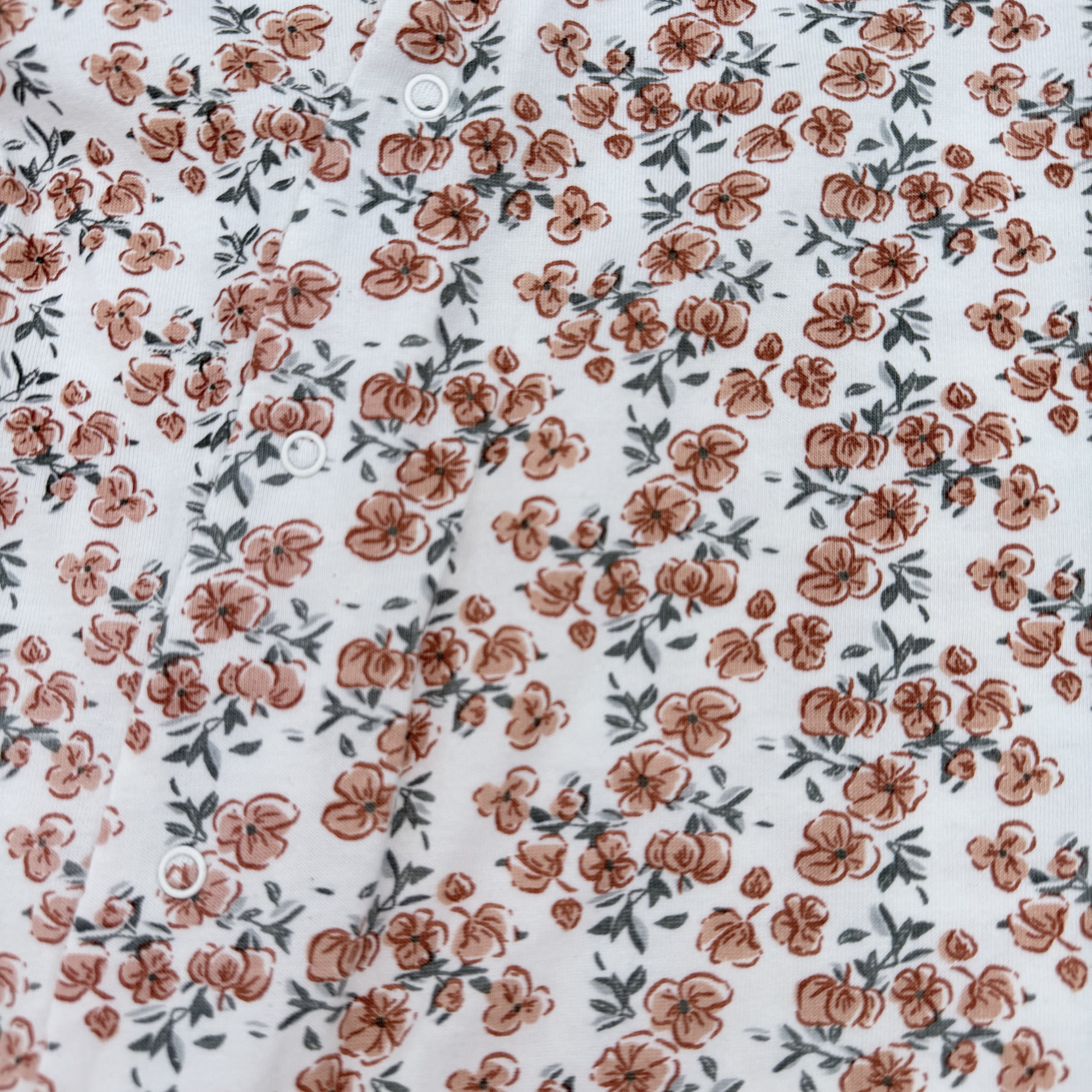 Pyjama fleuri — 6 mois