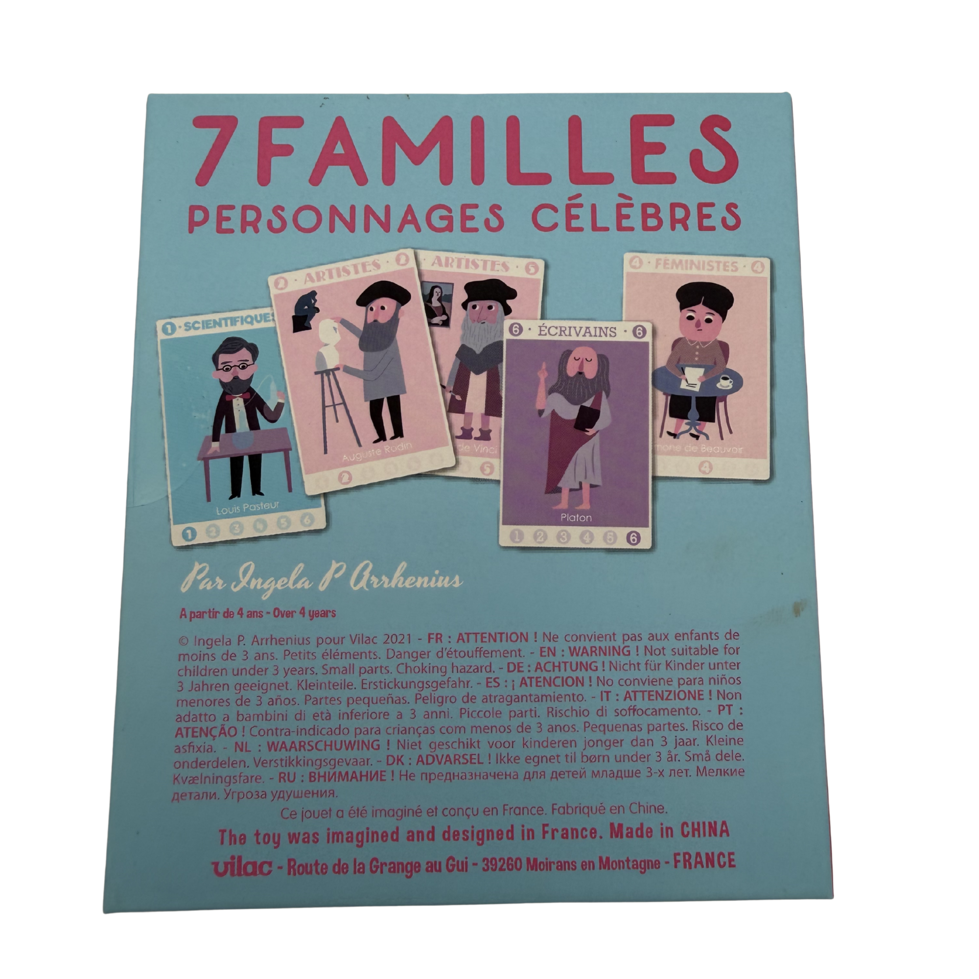 Jeu des 7 familles – Personnages célèbres
