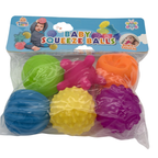 Lot de 6 balles sensorielles