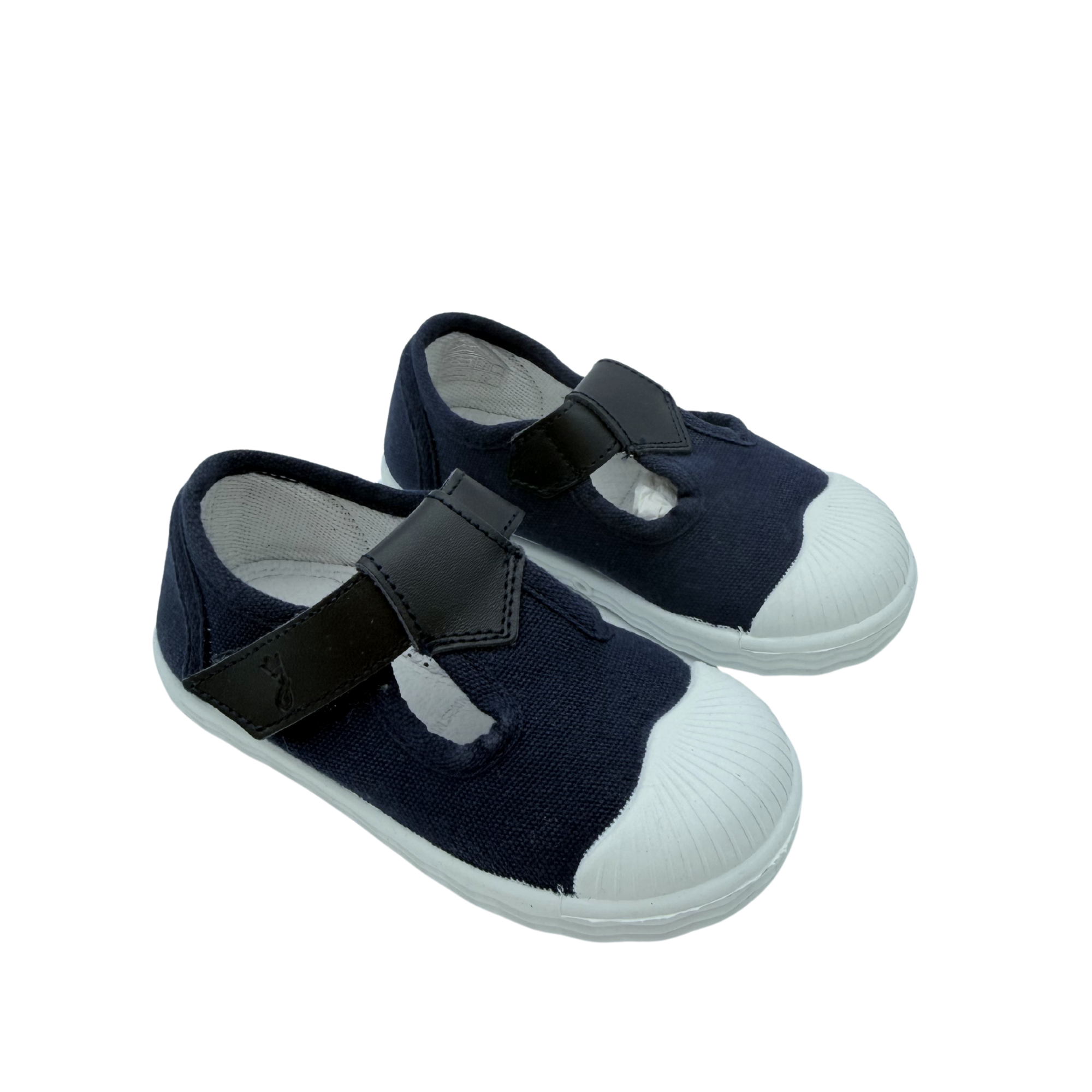 Baskets souples toile bleu marine — 20