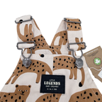Salopette courte imprimé léopards — 9 mois