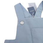 Salopette velours bleu ciel — 3 mois