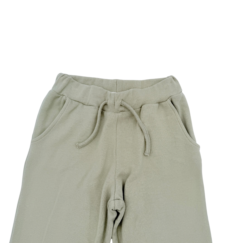 Pantalon vert sauge - 6-7 ans