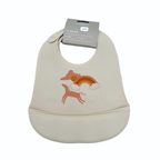 Lot de 2 bavoirs silicone licorne