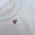 T-shirt blanc col Claudine - 6 mois
