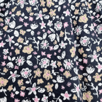 Robe marine fleurs liberty - 6-9 mois