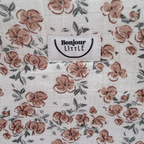 Trousse de toilette fleurie écru
