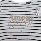 Blouse rayée à volants — 9 mois