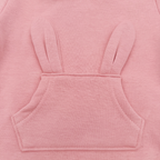 Sweat à capuche rose à oreilles de lapin - 6 mois