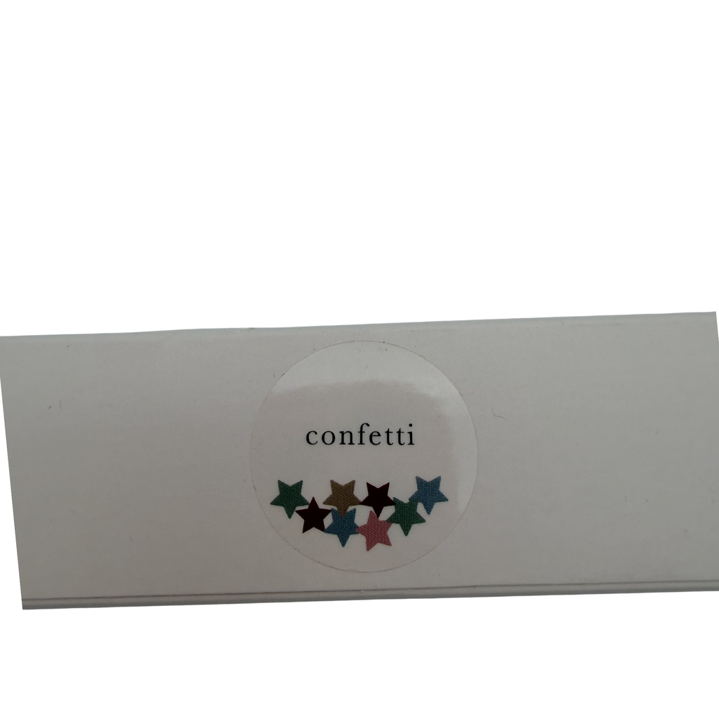 Ballon de plage confetti - Blanc