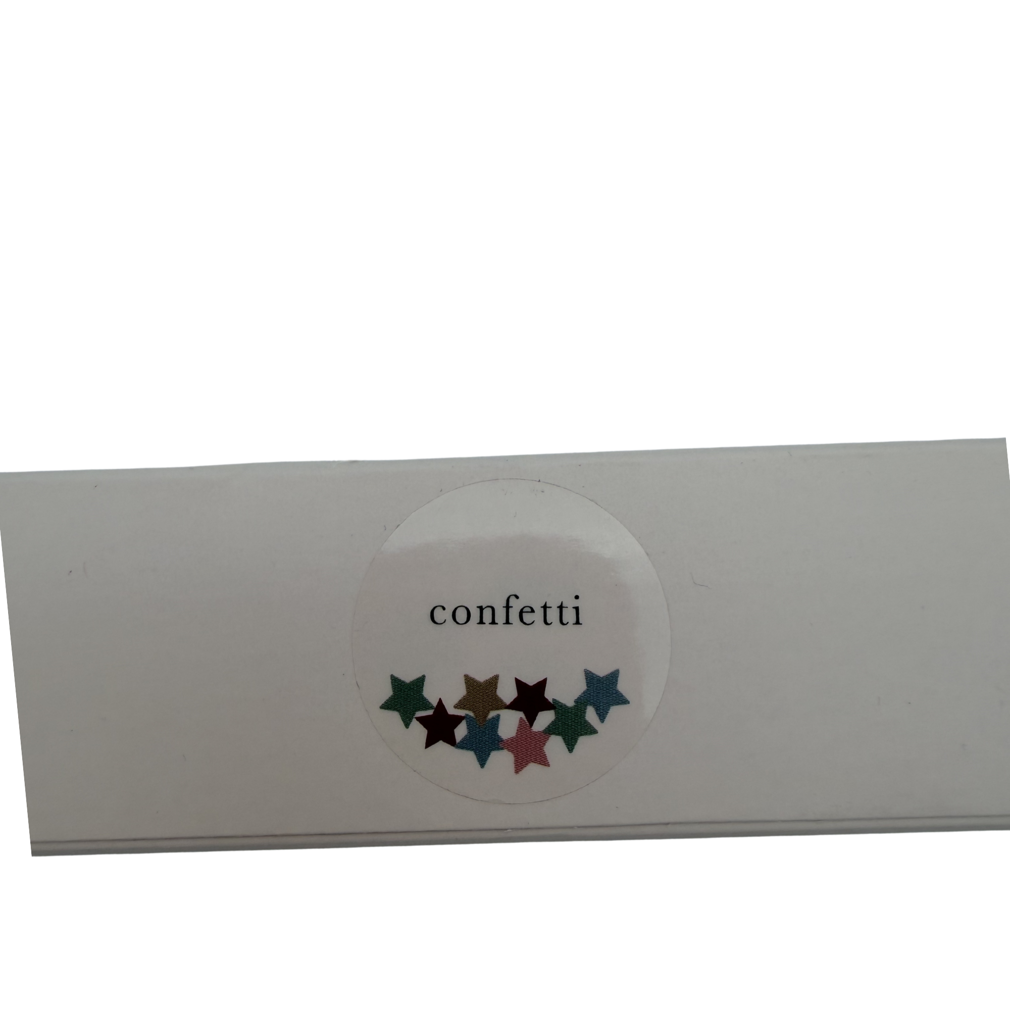 Ballon de plage confetti - Blanc