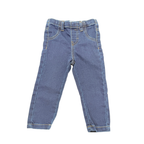 Jegging bleu coupe droite - 18 mois