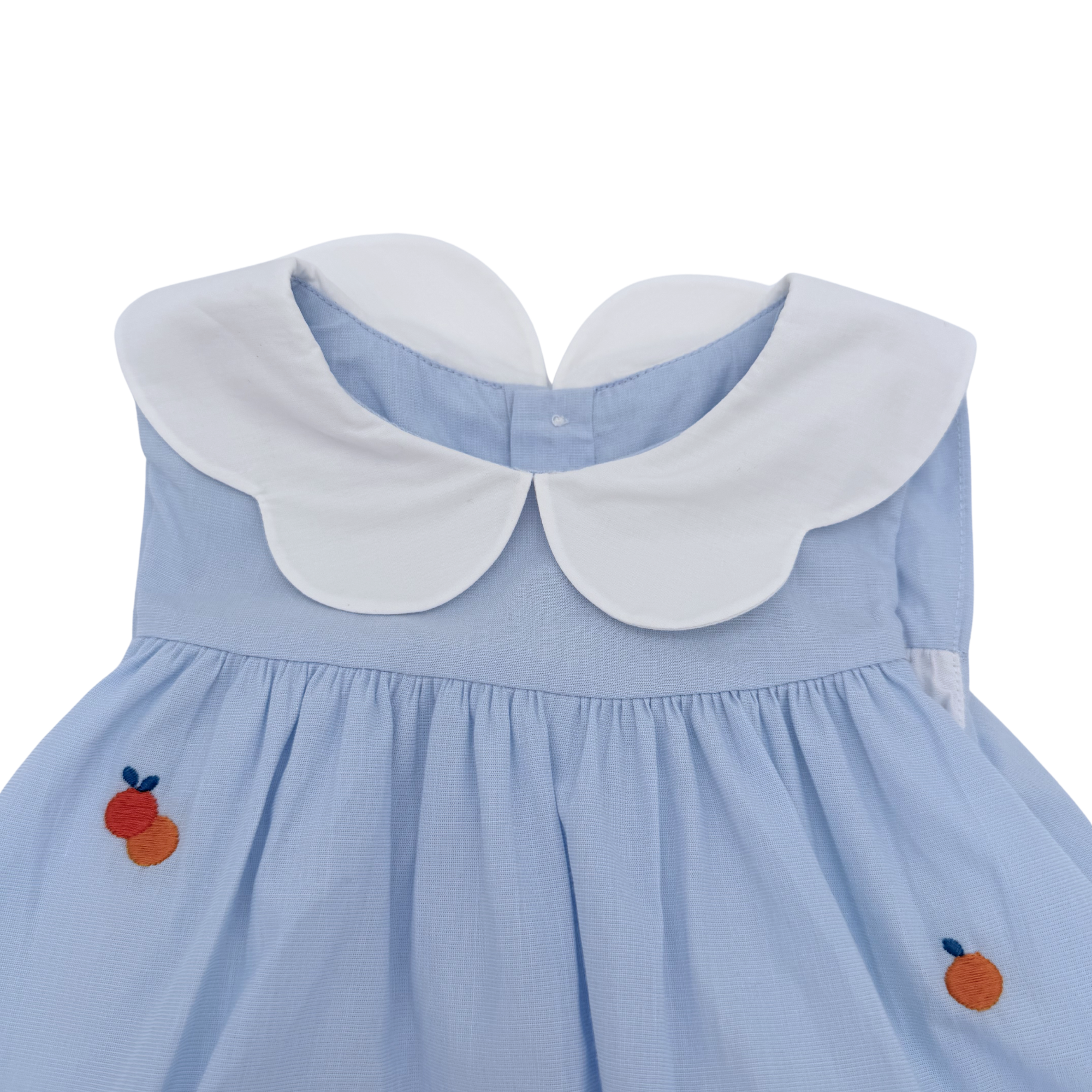 Robe chasuble bleue — 12 mois