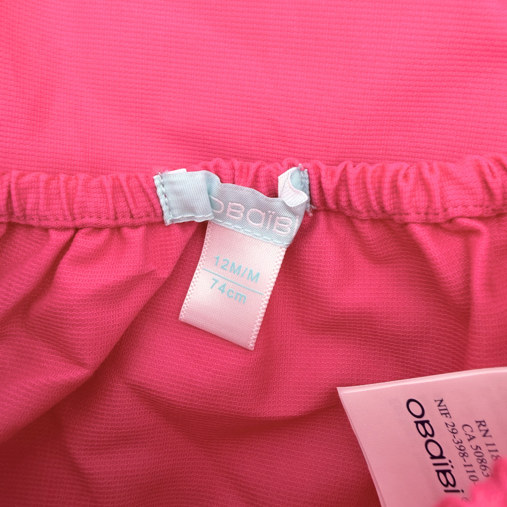 Robe rose avec bloomer — 12 mois