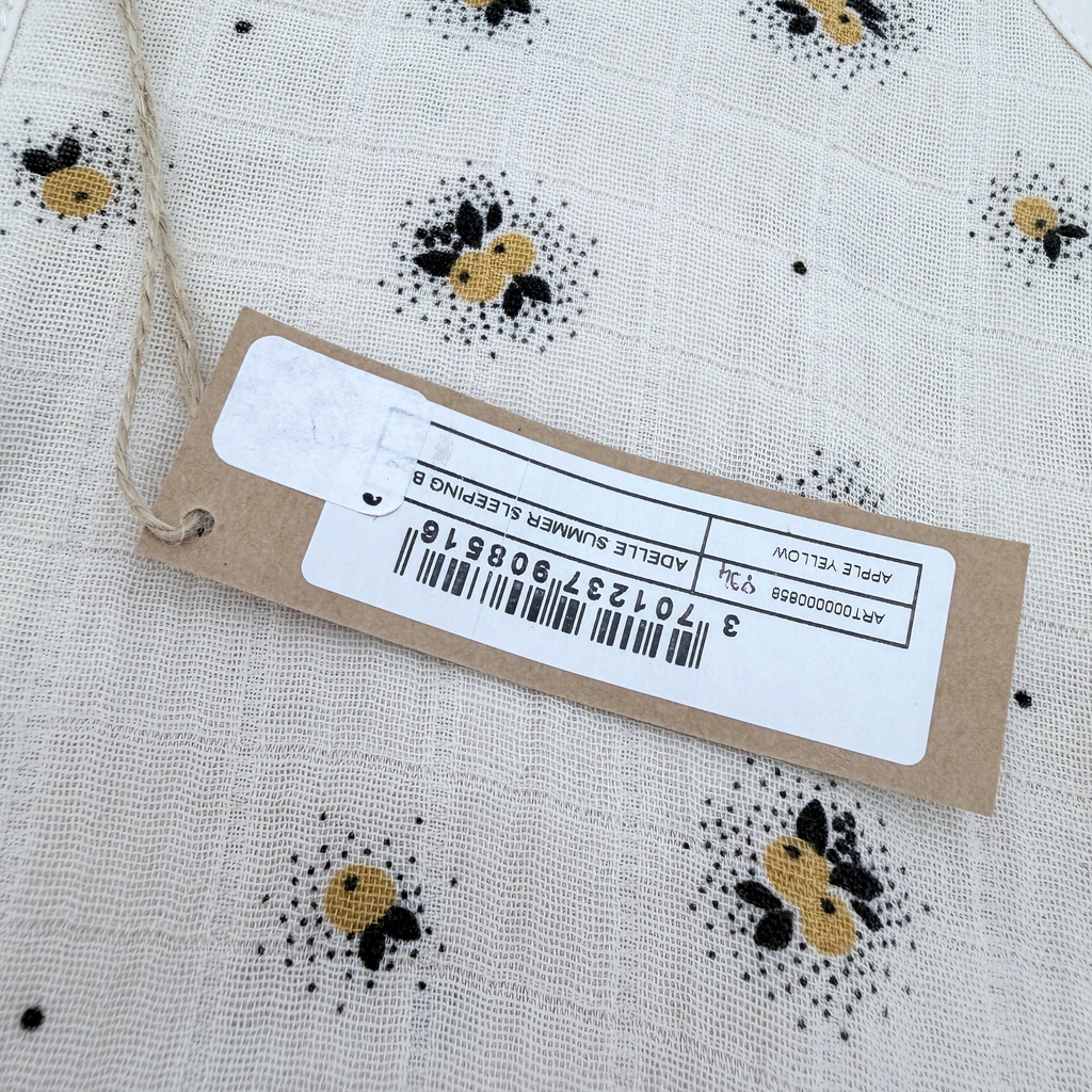 Gigoteuse gaze de coton fleurs TOG1 — 3-18 mois
