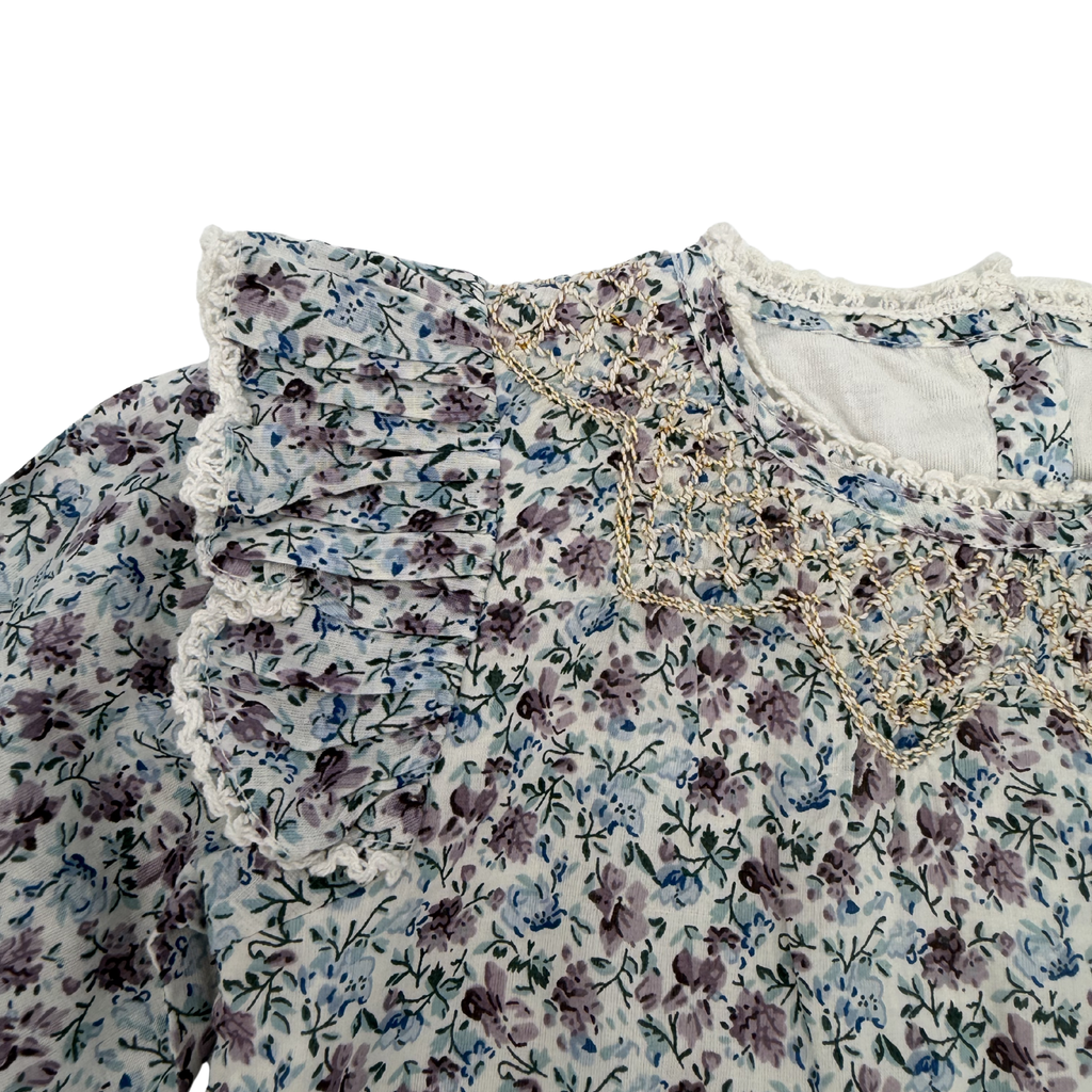 Combinaison fleurie — 6 mois