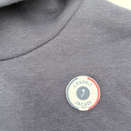 Sweat à capuche bleu marine — 24 mois