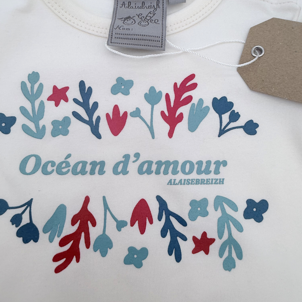 T-shirt “Océan d’amour” — 6 mois