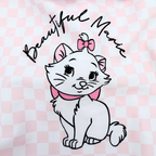 Maillot de bain rose à carreaux et volants — 36 mois
