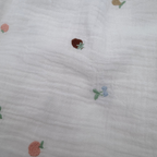 Robe gaze de coton fruits brodés — 18 mois