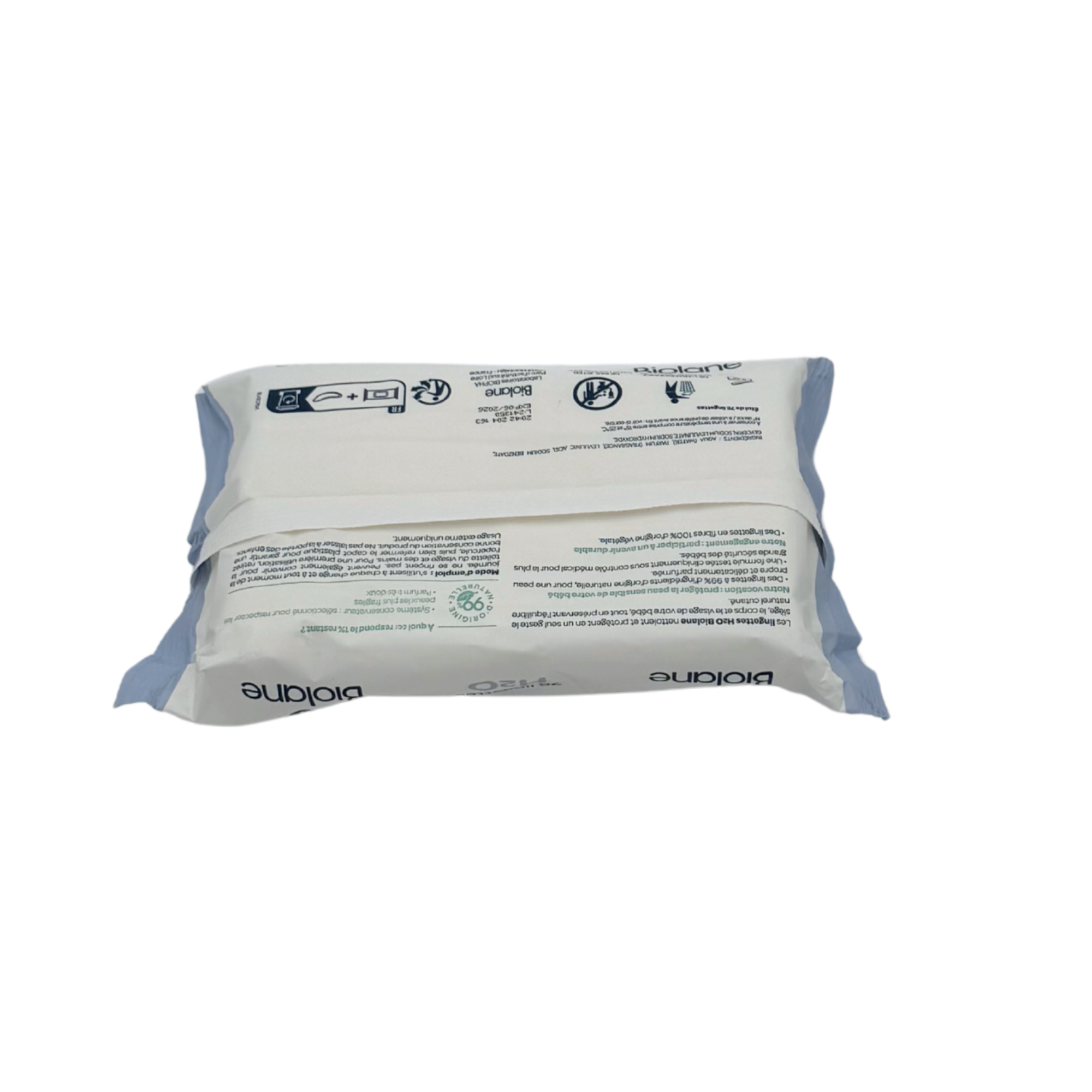 Paquet de 75 lingettes H2O