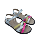 Sandales multicolores croisées — 29