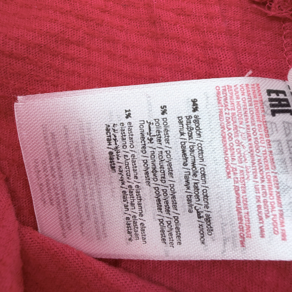 Bermuda rouge framboise — 9 mois