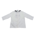 T-shirt blanc manches longues — 6 mois