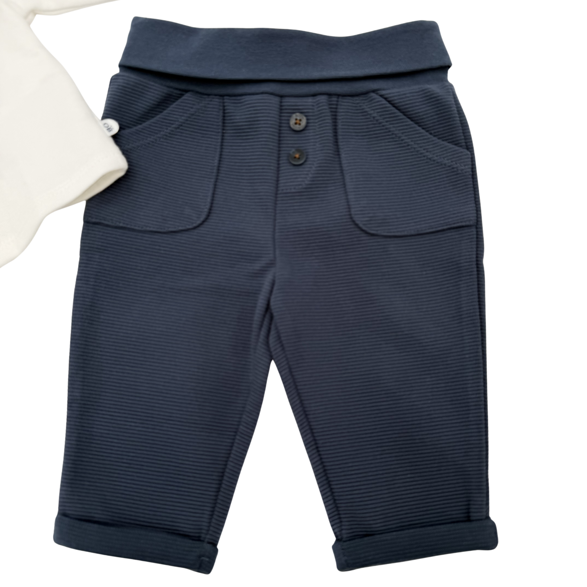 Ensemble bébé bleu marine — 3 mois