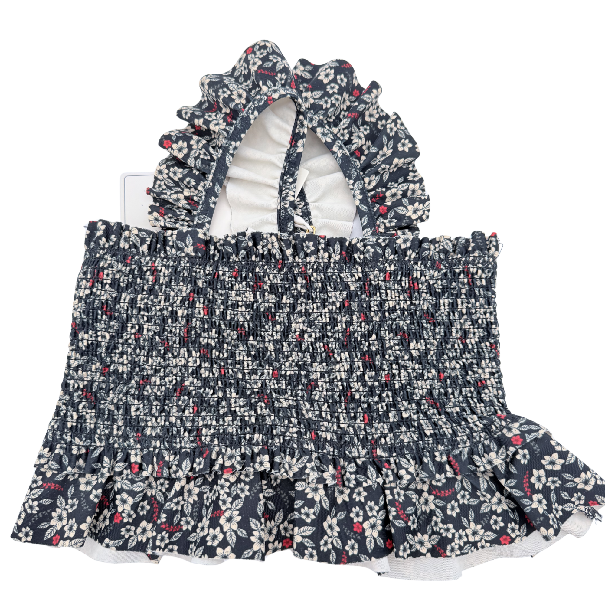 Maillot de bain fleuri 2 pièces — 9 mois