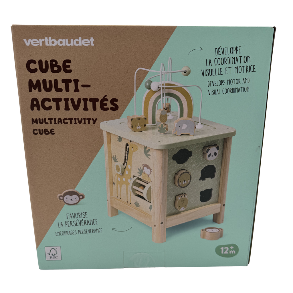 Cube d’activités Tanzanie en bois