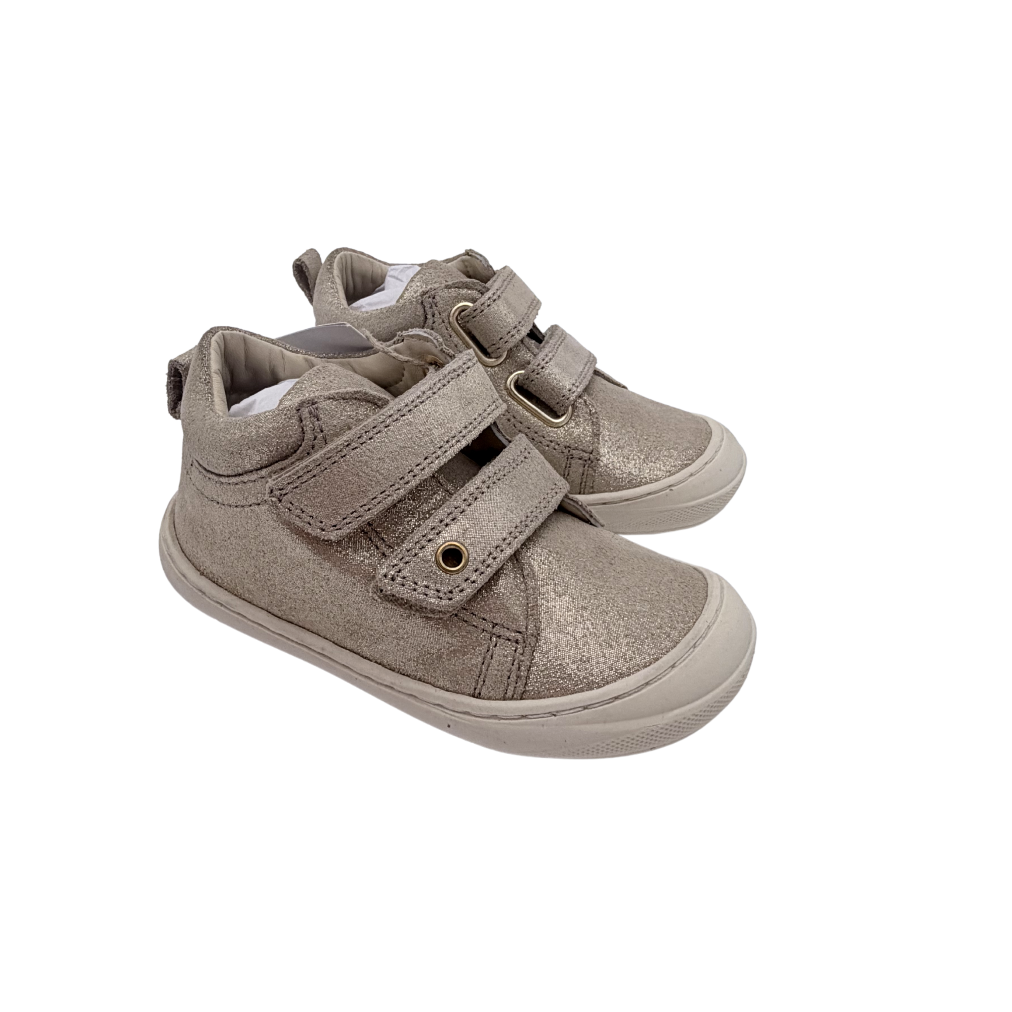 Chaussures premiers pas pailletées beige – 23