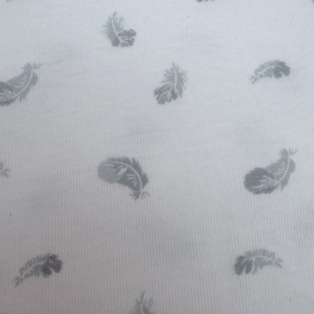 Pyjama 2 pièces imprimé gris — 9 mois