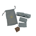 Coffret accessoires beauté vert sauge